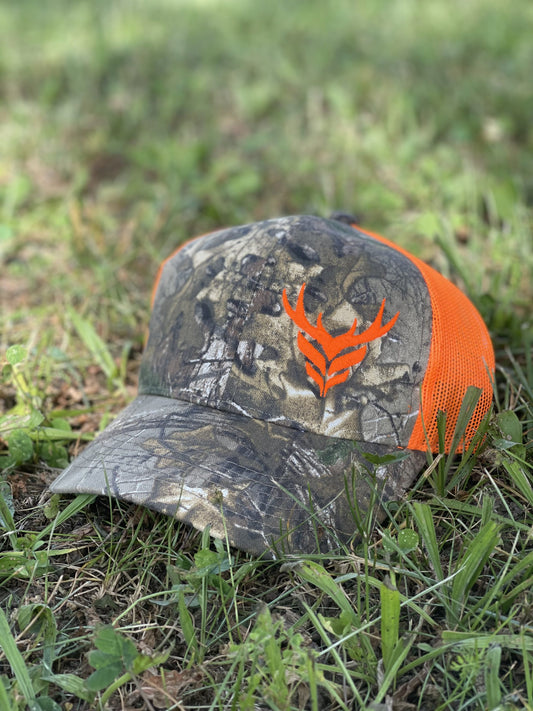 Flawless  Orange and Camouflage Cap